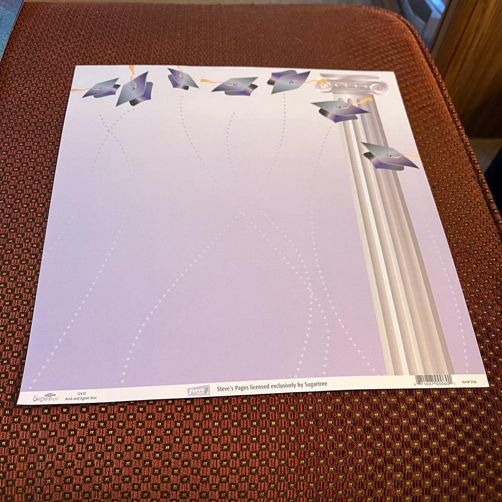 Graduation Assorted Scrapbook Paper - Picture 12 of 14